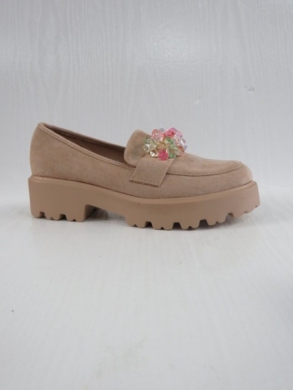 Mokasyny damskie na płaskim (36-41) 20822-5 KHAKI