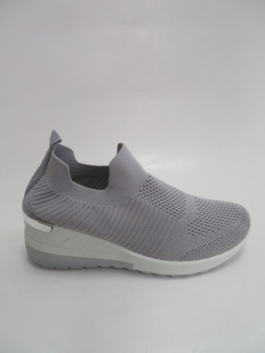 Buty sportowe damskie na koturnie (36-41) 8035 GREY