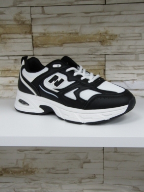 Buty sportowe damskie na płaskim (36-41) GG681 BLACK