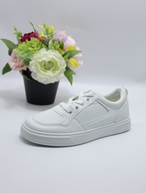 Buty sportowe damskie na płaskim (36-41) 958 WHITE