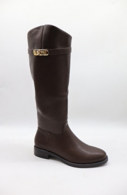 Kozaki damskie na płaskim (36-41) 69000 BROWN