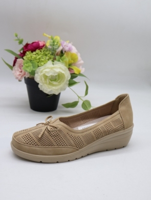 Półbuty damskie na koturnie (36-42) C962 KHAKI