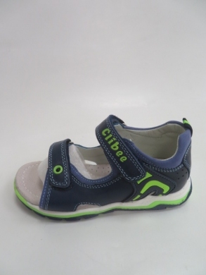 Sandały Chłopięce (26-31) AB258 DBLUE/GREEN