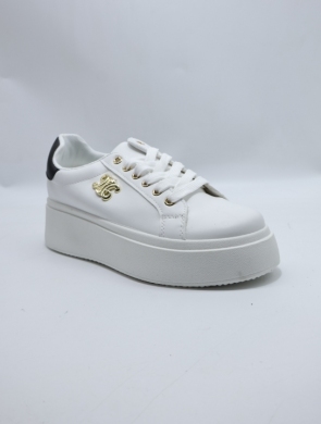 Buty sportowe damskie na płaskim (36-41) DH-31 WH/BLACK