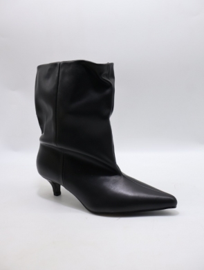 Kozaki damskie na szpilce (36-41) K22 BLACK