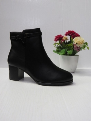 Botki damskie ocieplane na obcasie (36-41) X3706 BLACK