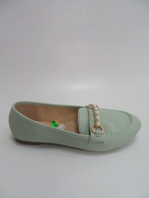 Mokasyny damskie na płaskim (36-41) 3635 GREEN
