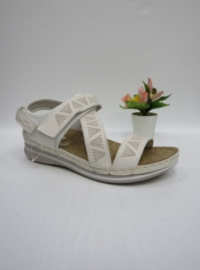 Sandały damskie na koturnie (36-41) KS-9108 WHITE