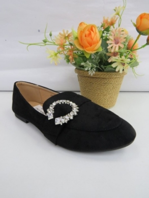 Mokasyny damskie na płaskim (36-41) CR633 NERO