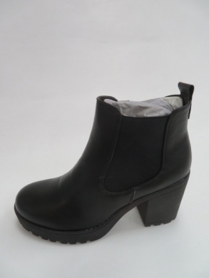Botki damskie jesienne na obcasie (36-41) XT06 BLACK
