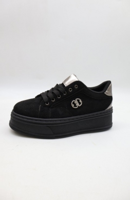 Buty sportowe damskie na płaskim (36-41) V555 BLACK