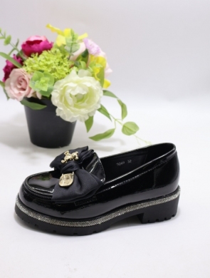 Półbuty dziewczęce (31-36) 5049 BLACK