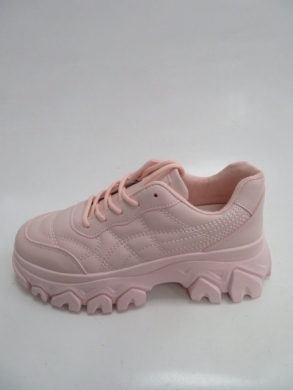 Buty sportowe damskie na koturnie (36-41) LA151 PINK