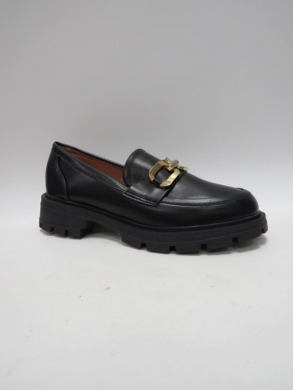 Mokasyny damskie na płaskim (36-41) W-218 BLACK