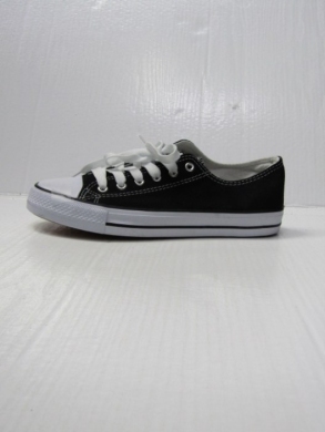 Trampki damskie na płaskim (36-41) VL01 BLACK/WHITE