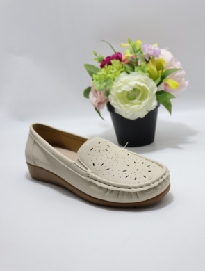 Półbuty damskie na koturnie (36-41) B3259 BEIGE