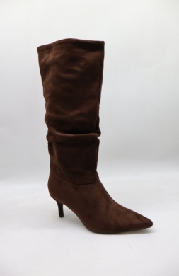 Kozaki damskie na szpilce (36-41) BM238 BROWN