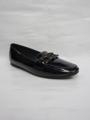 Mokasyny damskie na płaskim (36-41) 918-21 BLACK