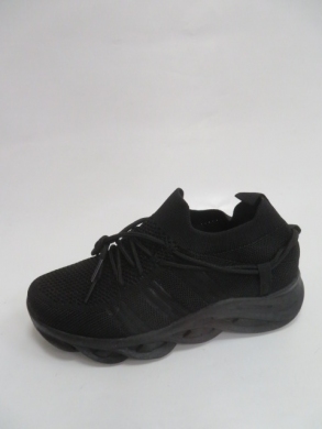 Buty sportowe damskie na płaskim (36-41) 88-53 ALLBLACK