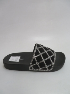 Klapki damskie na płaskim (36-41) RS-70 BLACK