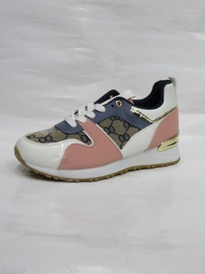 Buty sportowe damskie na płaskim (36-41) 8907 PINK