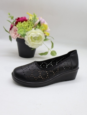 Półbuty damskie na koturnie (36-41) X8119 BLACK