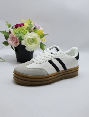 Buty sportowe damskie na płaskim (36-41) 8816 WHITE