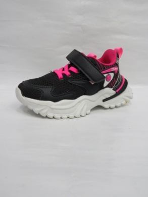 Buty sportowe dziewczęce (26-31) L601 BLACK/PEACH