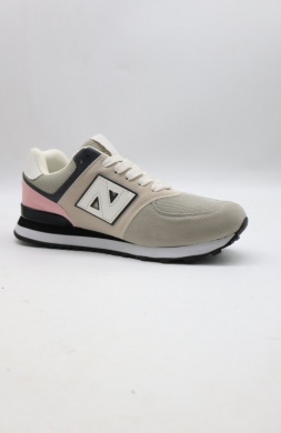 Buty sportowe damskie na płaskim (36-41) DNB6-3 LGREY/GREY