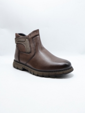 Botki męskie ocieplane (40-45) 62105-3 BROWN