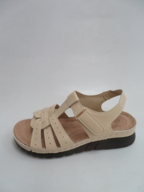 Sandały damskie na koturnie (37-42) 808 BEIGE
