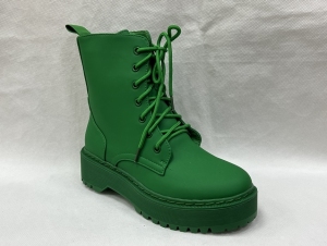 Botki damskie na płaskim (36-41) CLS223 GREEN