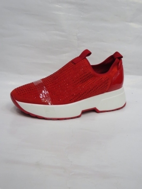 Buty sportowe damskie na płaskim (36-41) 8656 RED