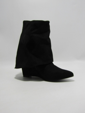 Botki damskie na obcasie (36-41) 1690A BLACK
