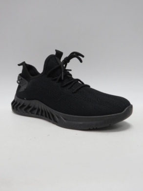Buty sportowe damskie na płaskim (36-41) 1131 BLACK