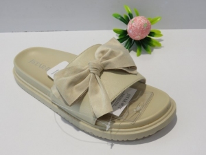 Klapki damskie na płaskim (36-41) ZYTX22049 BEIGE