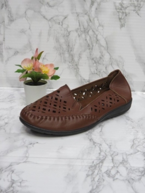 Mokasyny damskie na płaskim (37-42) A901 BROWN