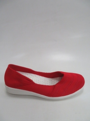 Tenisówki damskie na płaskim (36-41) IC03 B RED