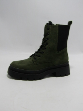 Trapery damskie ocieplane (36-41) B2718 GREEN