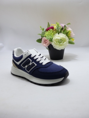 Buty sportowe damskie na płaskim (36-41) D251-7 NAVY