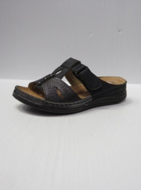 Klapki damskie na koturnie (36-42) CC2226 BLACK