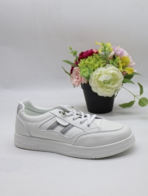 Buty sportowe damskie na płaskim (39-43) DHZ-13 WHITE