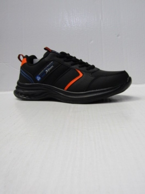 Buty sportowe damskie na płaskim (36-41) LXC8449 BLACK/ORANGE