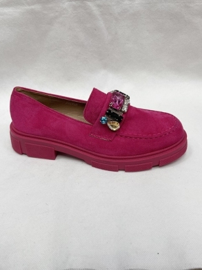 Mokasyny damskie na płaskim (36-41) JH270 FUCHSIA