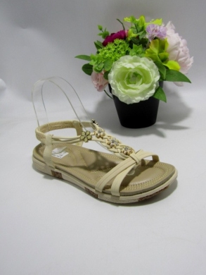 Sandały damskie na płaskim (36-41) FY7050 BEIGE