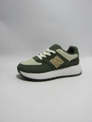 Buty sportowe damskie na płaskim (36-41) LY109 GREEN