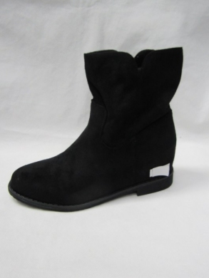Botki damskie ocieplane na obcasie (36-41) Y-069 BLACK