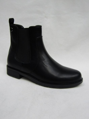 Botki damskie ocieplane na płaskim (36-41) MR-12 BLACK