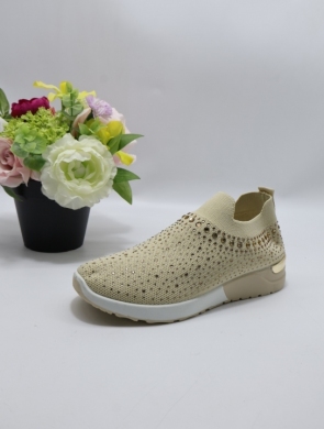 Buty sportowe damskie na płaskim (36-41) TA-218 BEIGE