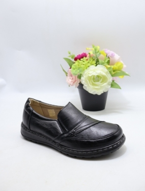 Półbuty damskie na płaskim (36-42) 22T43-1 BLACK